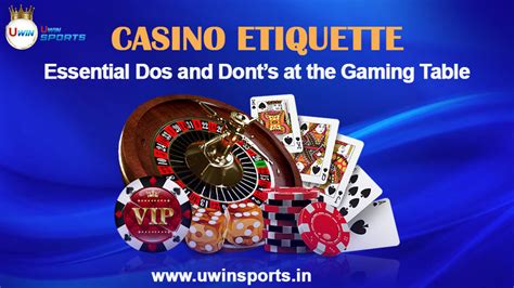casino table etiquette|Your Complete Guide to Casino Etiquette .